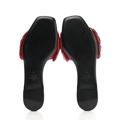 Valentino Garavani Nappa Atelier 03 Rose Edition Slide Sandals 38 Cerise 5 of 10