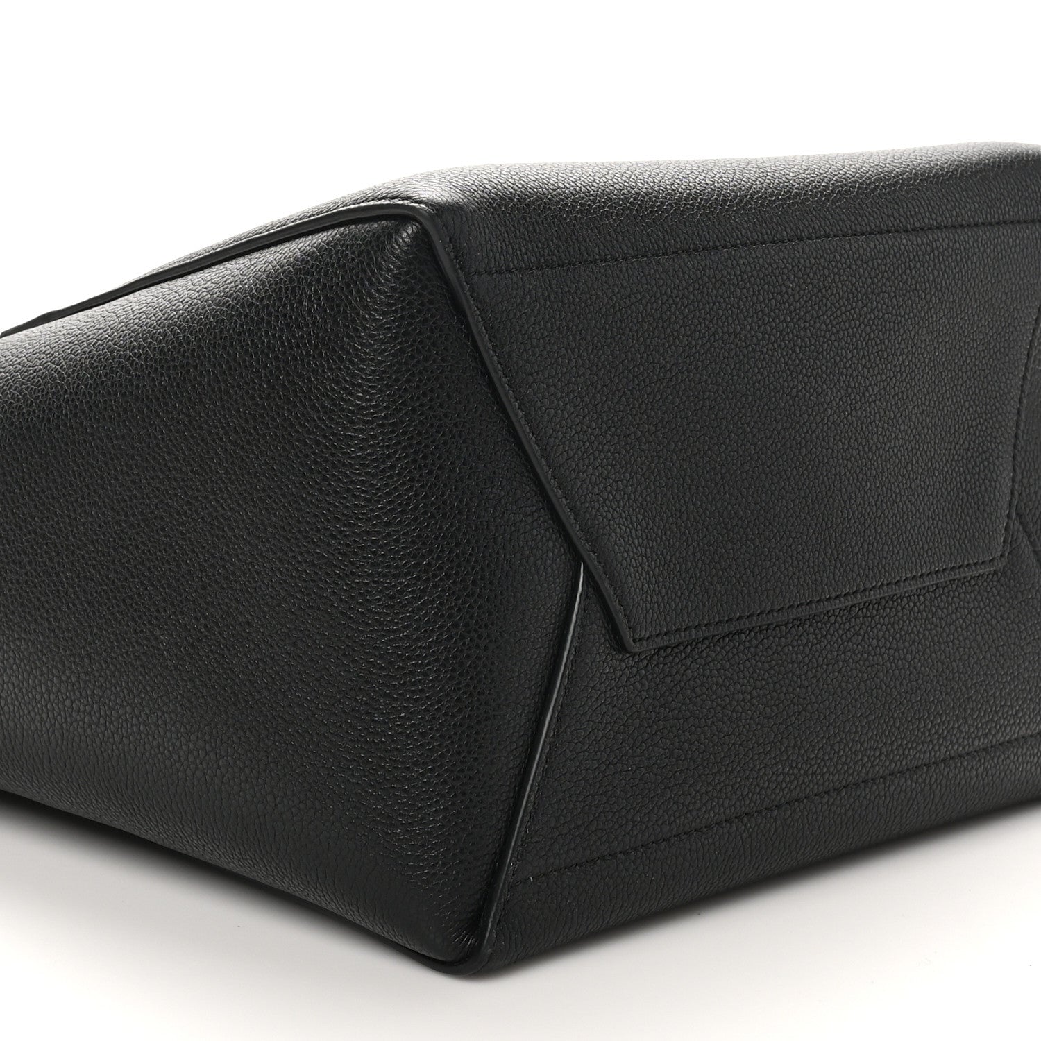 Celine Soft Grained Calfskin Sangle Bucket Bag Black 8 of 9