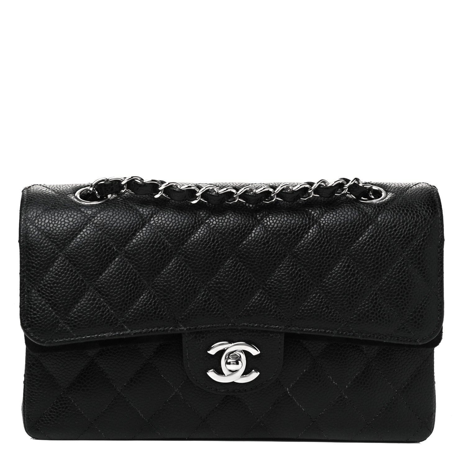 Chanel Caviar Quilted Small Double Flap Black 1 of 9