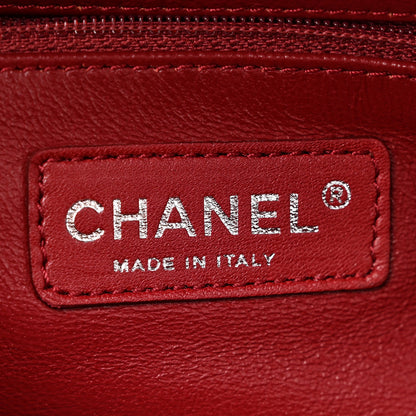 Chanel Lambskin Quilted Large Bowler Purple 6 of 12