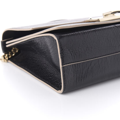Jimmy Choo Washed Crinkled Calfskin Rebel Shoulder Bag Black 6 of 9