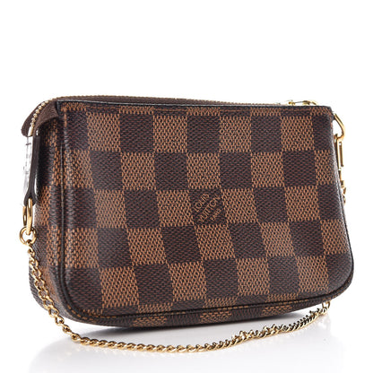 Louis Vuitton Damier Ebene Mini Pochette Accessories 3 of 9
