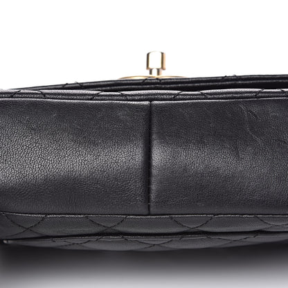 Chanel Lambskin Quilted Small Camellia Flower Flap Black 15 of 18