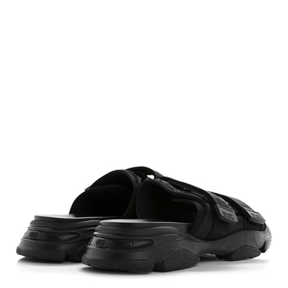 Christian Dior Technical Fabric Camouflage D-Wander Slide Sandals 40 Black 5 of 11