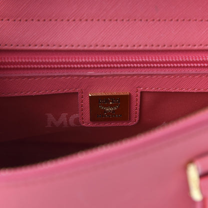 MCM Saffiano Nuovo Tote Pink 8 of 10