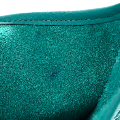Hermes Taurillon Clemence Evelyne TPM Bleu Paon 11 of 11