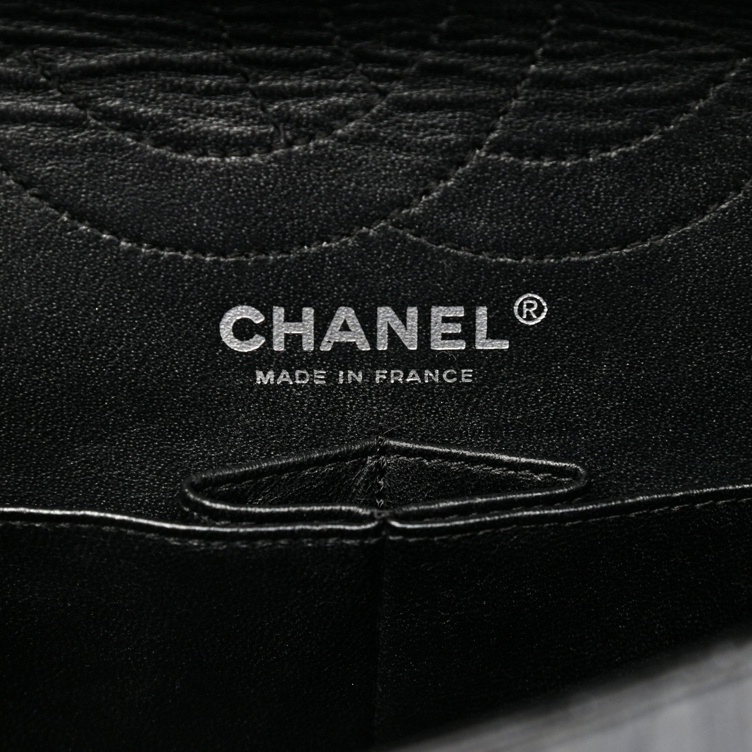 Chanel Metallic Calfskin Striped 2.55 Reissue 226 Flap Black 6 of 10