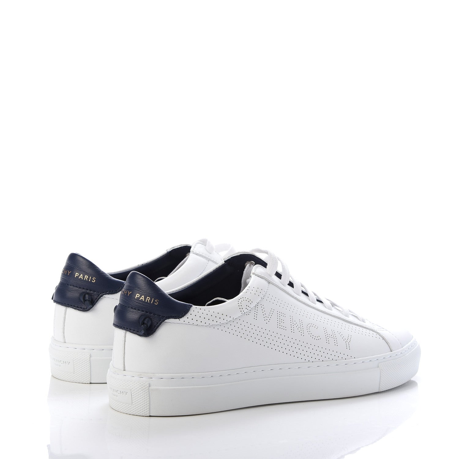 Givenchy Calfskin Perforated Urban Street Sneakers 39 White 4 of 10