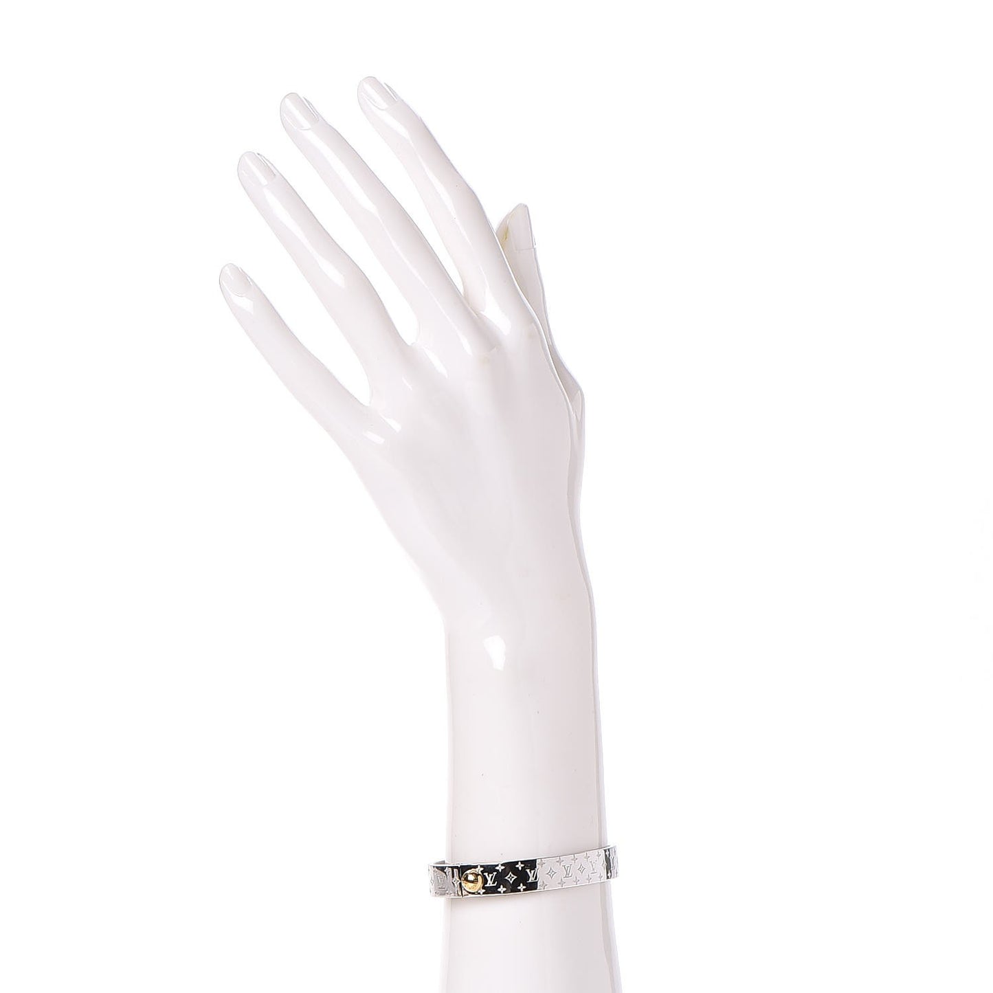 Palladium Monogram Nanogram Cuff S