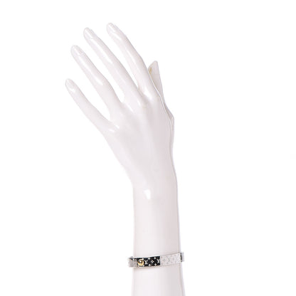 Louis Vuitton Palladium Monogram Nanogram Cuff S 2 of 7