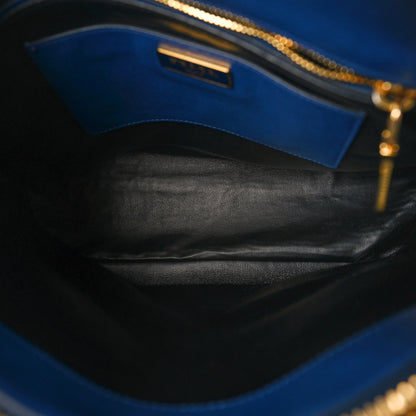 Prada Saffiano Soft Triple Pocket Tote Bluette 6 of 9
