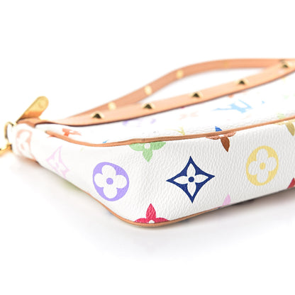 Louis Vuitton Monogram Multicolor Pochette Accessories White 9 of 10