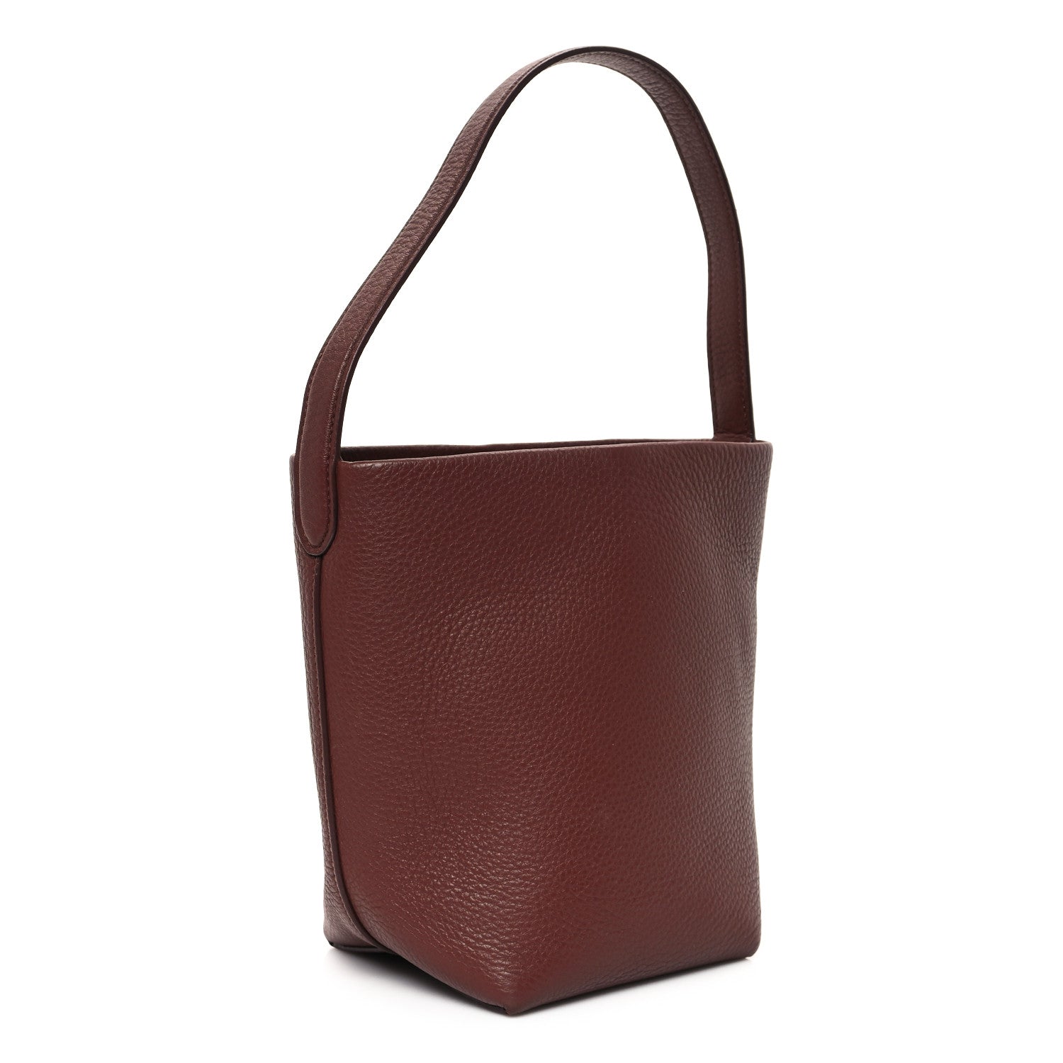 The Row Grained Calfskin Small N/S Park Tote Cognac 3 of 9