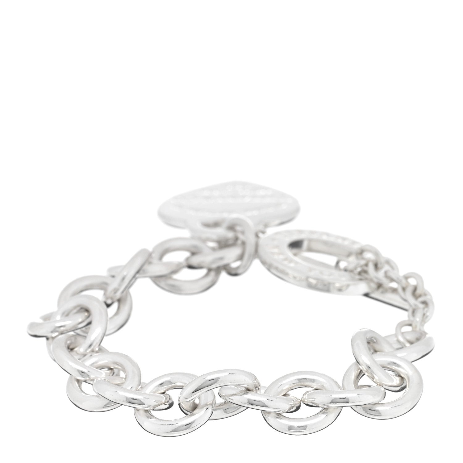 Tiffany Sterling Silver Return To Tiffany Heart Tag Toggle Bracelet 2 of 3