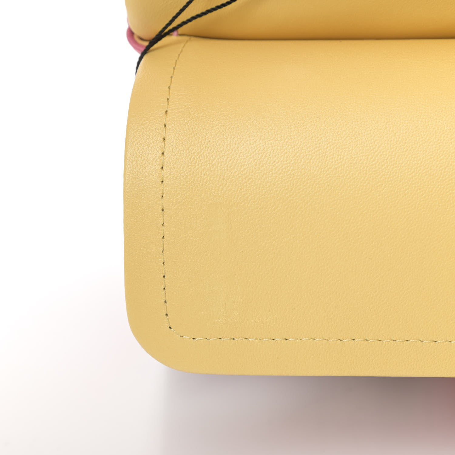 Chanel Lambskin Quilted Small Double Flap Pink Yellow 11 of 13