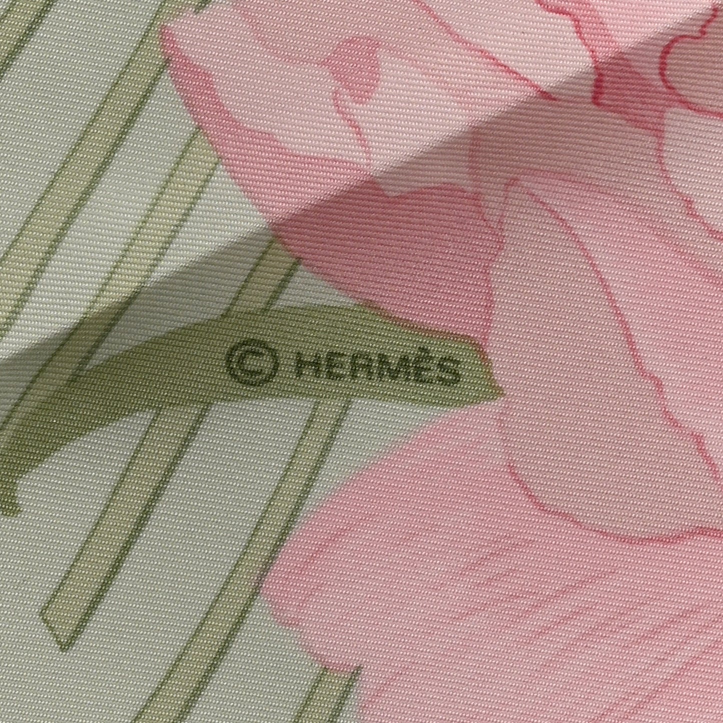 Silk Les Pivoines Scarf 90