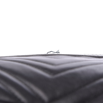 Gucci Calfskin Matelasse Pearly GG Marmont Chain Belt Bag Black 11 of 12