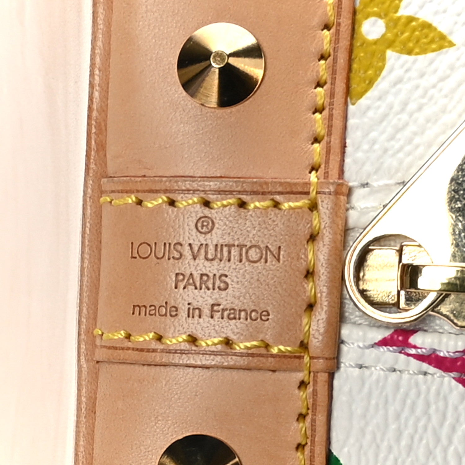 Louis Vuitton Monogram Multicolor Alma White 7 of 12