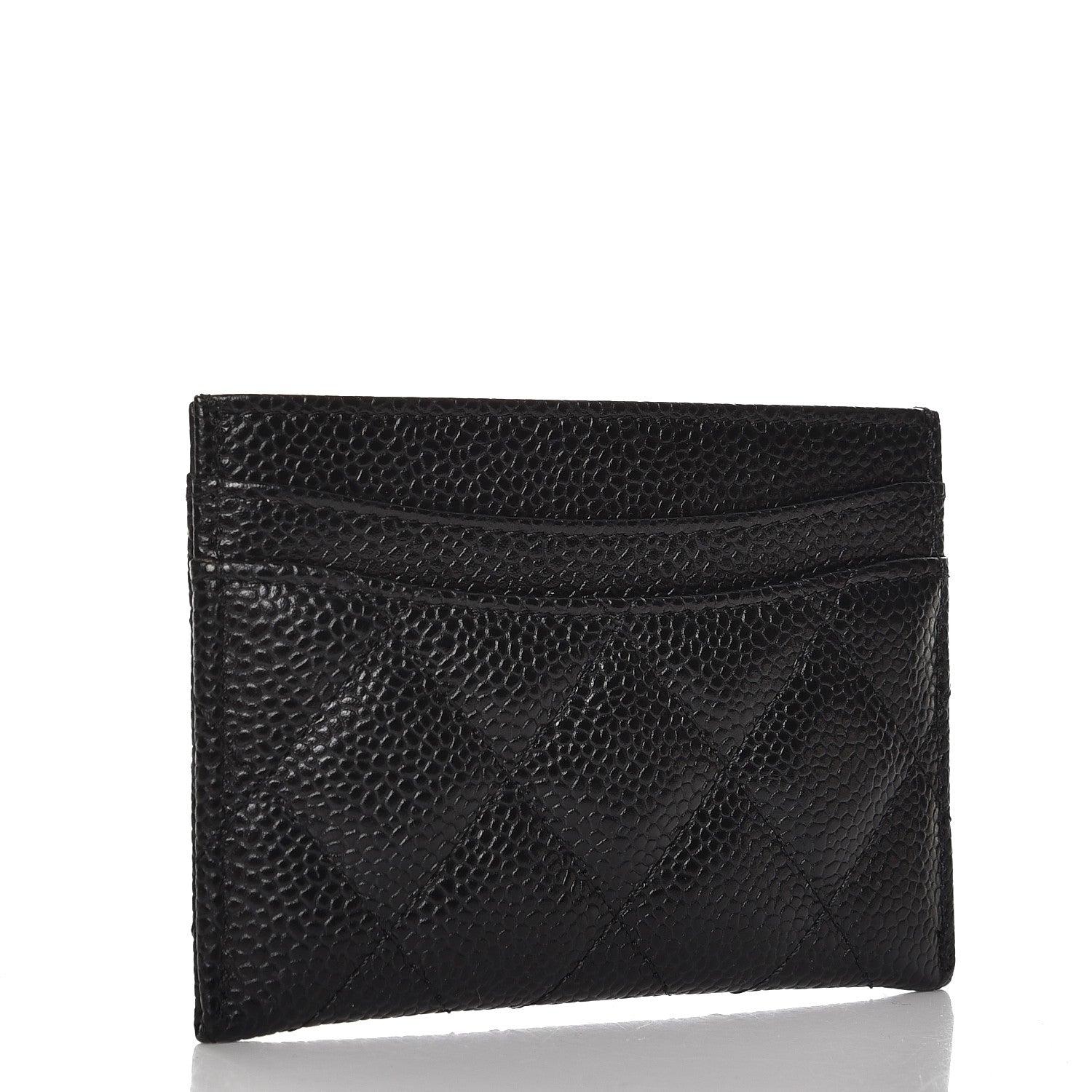 Chanel Caviar Quilted Card Holder Black 3 of 9