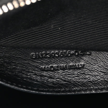Saint Laurent Lambskin Matelasse Chevron Classic Monogram Shoulder Bag Black 7 of 10