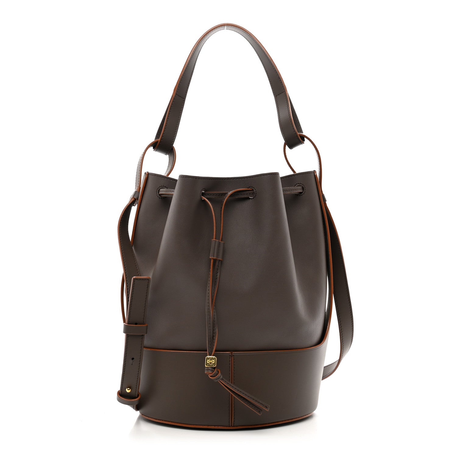 Loewe Calfskin Balloon Medium Bucket Bag Brown 1 of 9