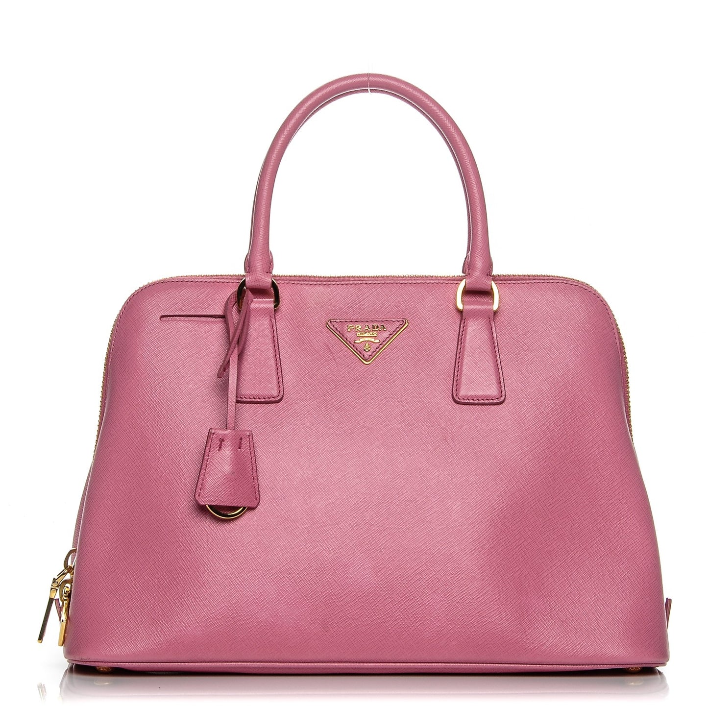 Saffiano Lux Large Promenade Tote Begonia