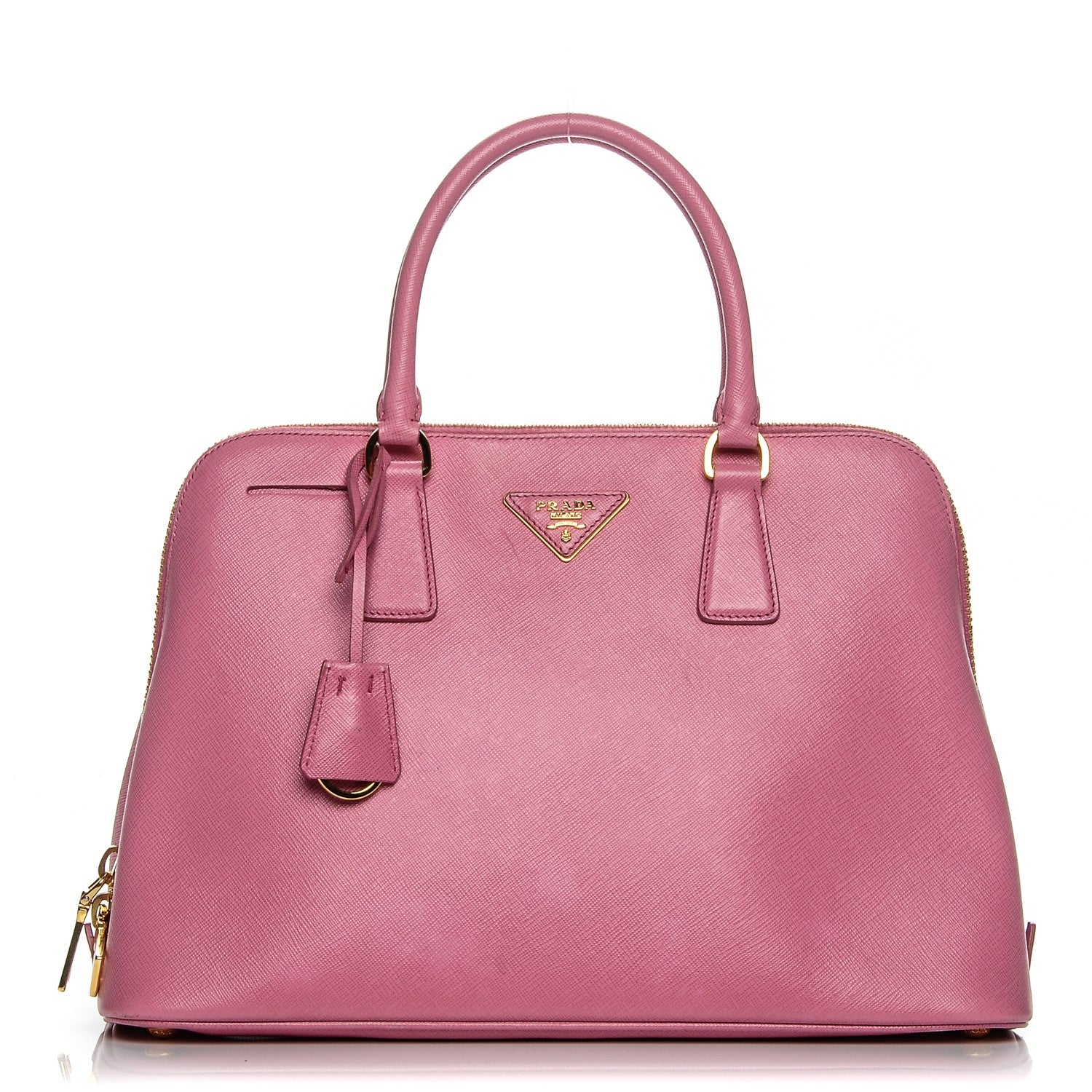 Prada Saffiano Lux Large Promenade Tote Begonia 1 of 8