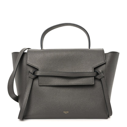 Celine Grained Calfskin Mini Belt Bag Grey 1 of 10