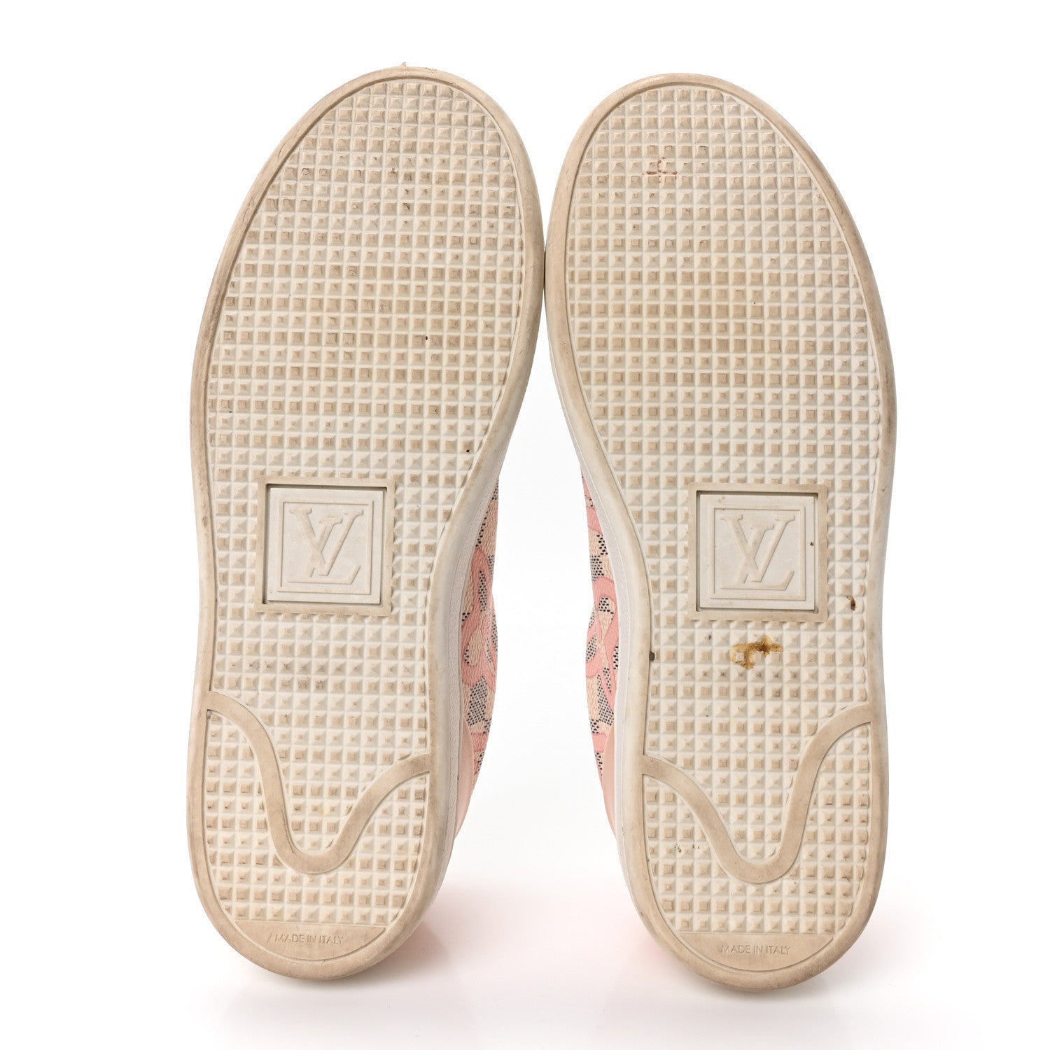 Louis Vuitton Damier Azur Tahitienne Bora Bora Sneakers 36 Rose Ballerine 6 of 9