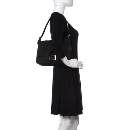 Fendi Zucca Mama Baguette Black 2 of 11