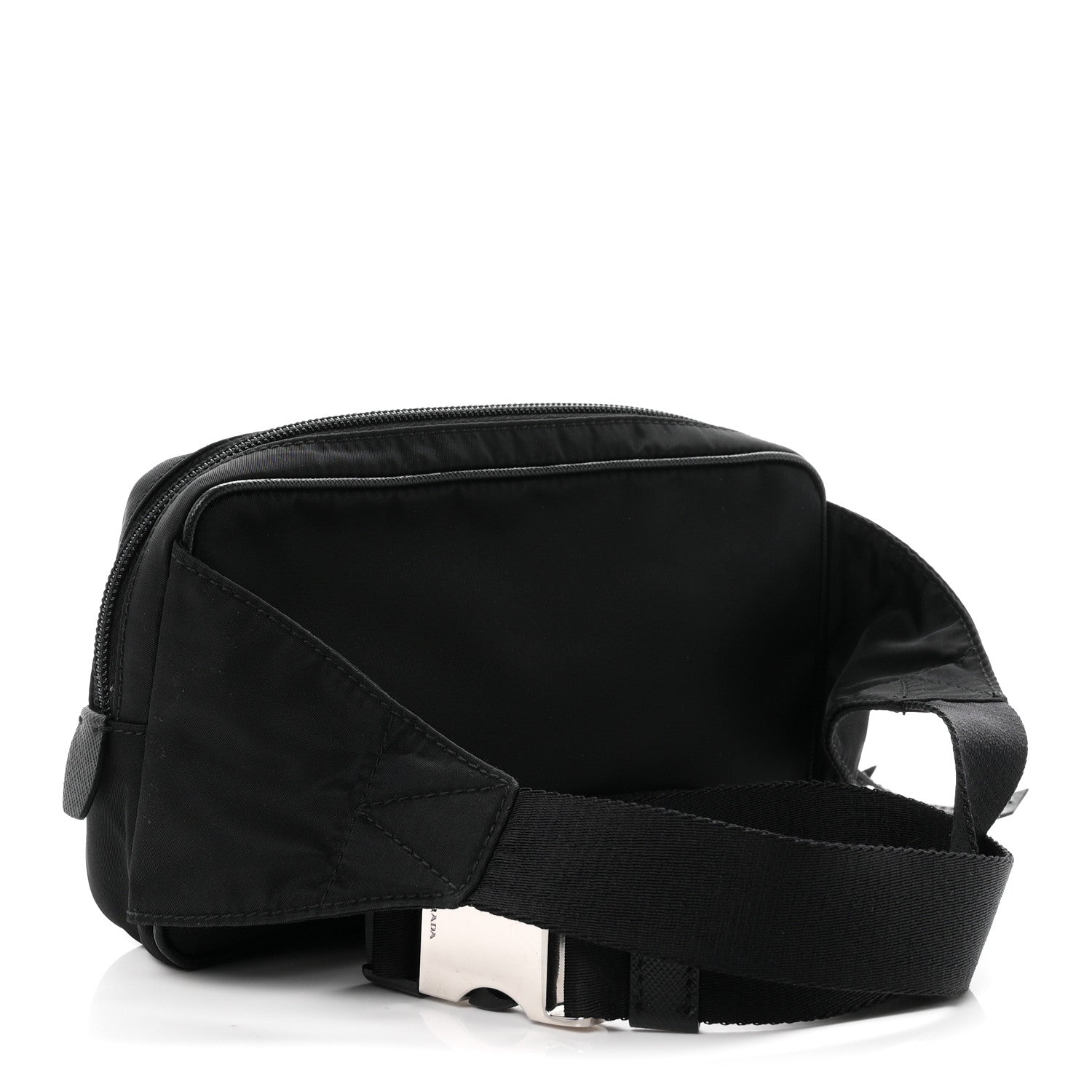 Prada Tessuto Nylon Belt Bag Black 3 of 11