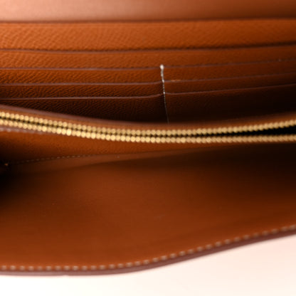 Hermes Epsom Constance Long Wallet To Go Gold 5 of 9