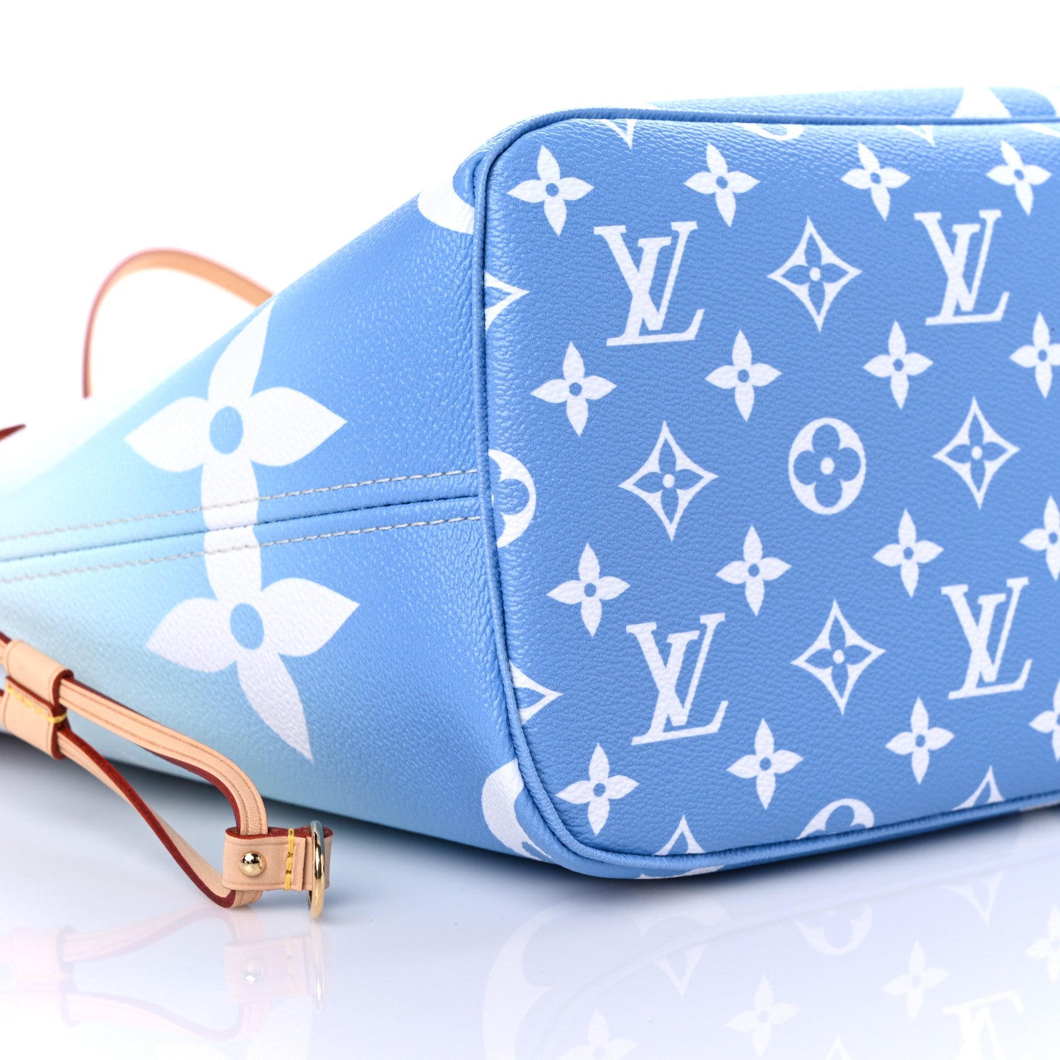Louis Vuitton Monogram Giant By The Pool Neverfull MM Blue 8 of 10