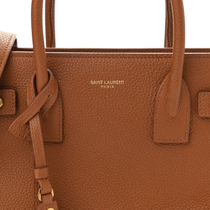 Saint Laurent Grained Calfskin Baby Sac De Jour Supple Canyon 8 of 10