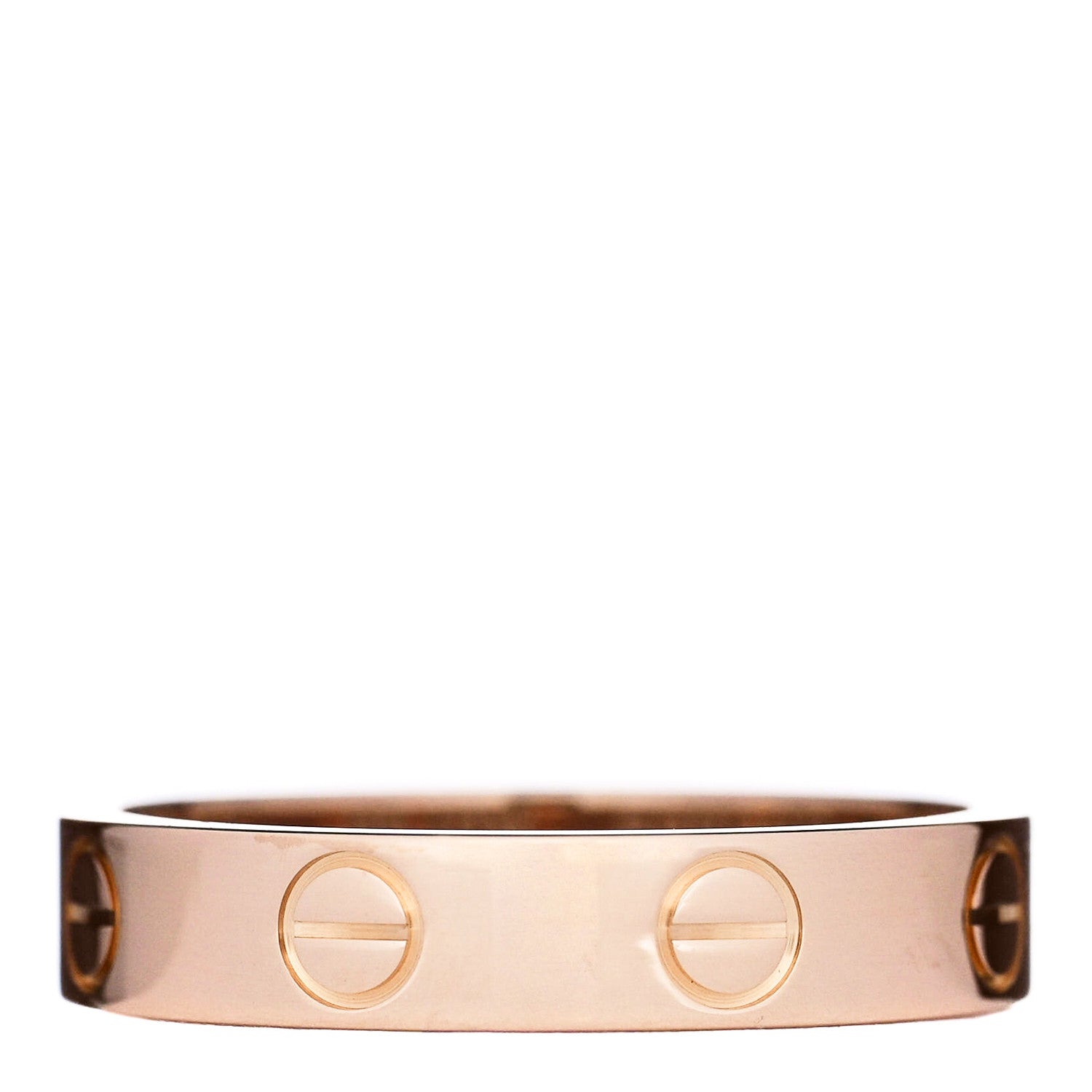 Cartier 18K Pink Gold 3.5mm LOVE Wedding Band Ring 50 5.5 3 of 4