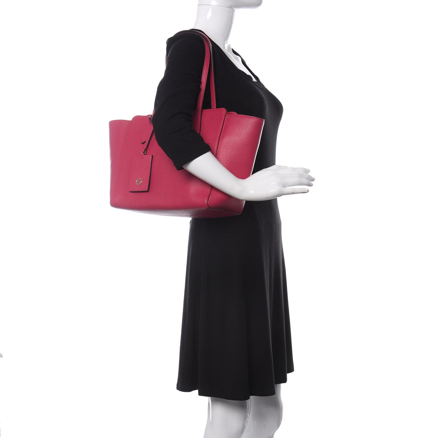 Dollar Calfskin Small Swing Tote Blossom
