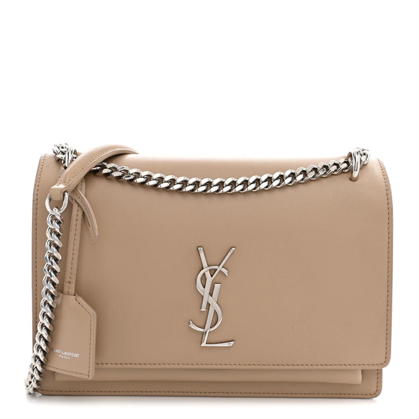 Calfskin Medium Monogram Sunset Dark Beige