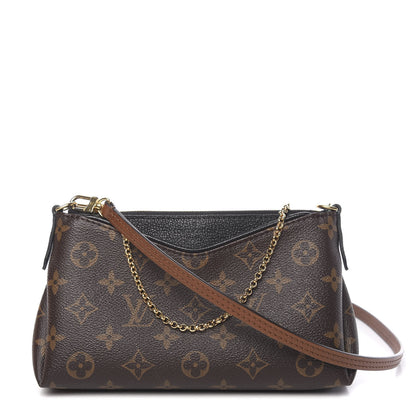 Louis Vuitton Monogram Pallas Clutch Black 1 of 11