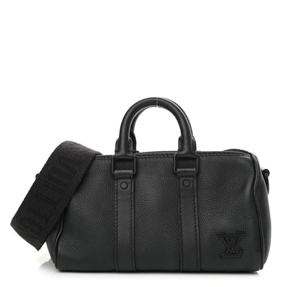 Louis Vuitton Calfskin Damier City XS Keepall Black 1 of 13