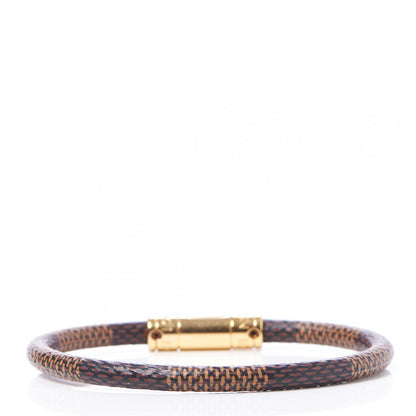 Louis Vuitton Damier Ebene Keep It Bracelet 19 2 of 4