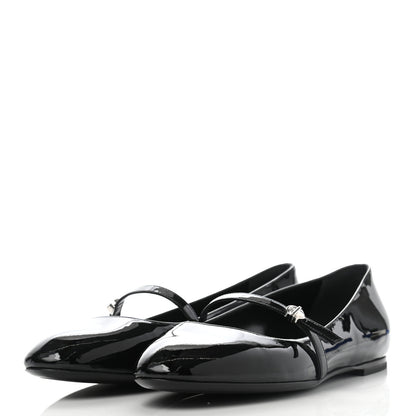Louis Vuitton Patent Uniformes Ballet Flats 39 Black 2 of 6