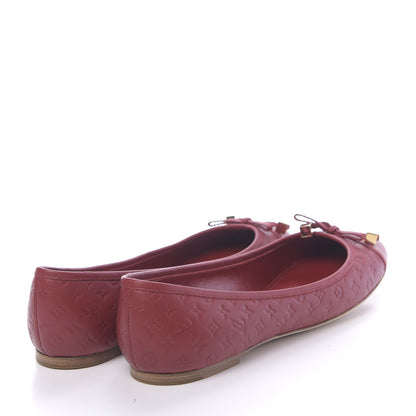 Louis Vuitton Calfskin Embossed Monogram Debbie Ballerina Flats 41 4 of 10