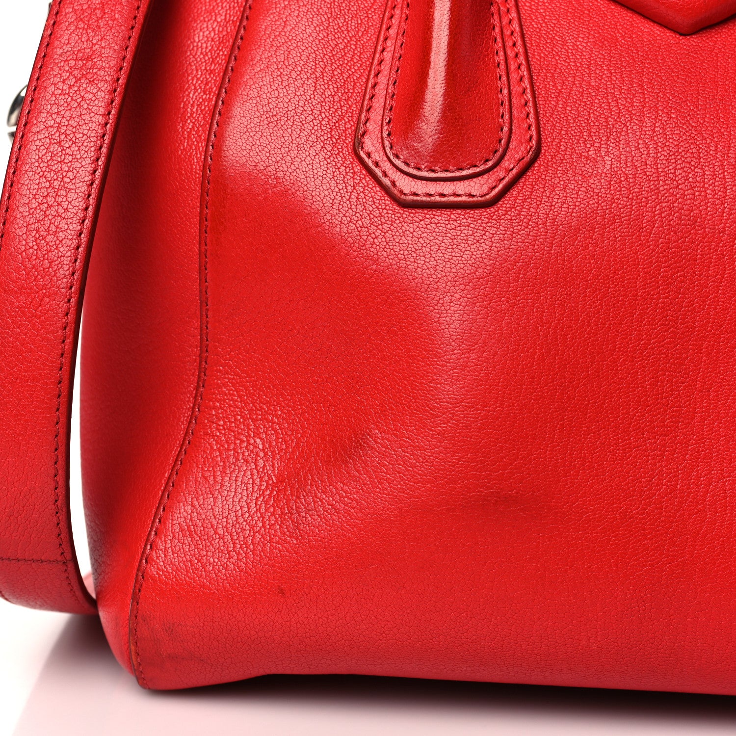 Givenchy Sugar Goatskin Medium Antigona Red 11 of 17