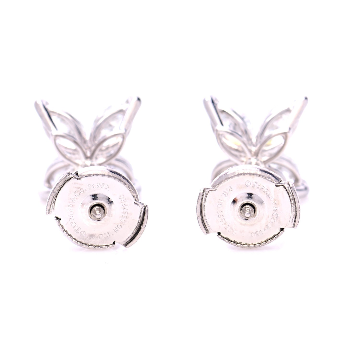 Platinum Diamond Large Victoria Earrings