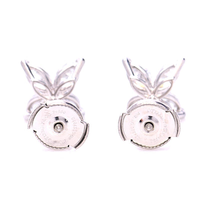 Tiffany Platinum Diamond Large Victoria Earrings 3 of 9