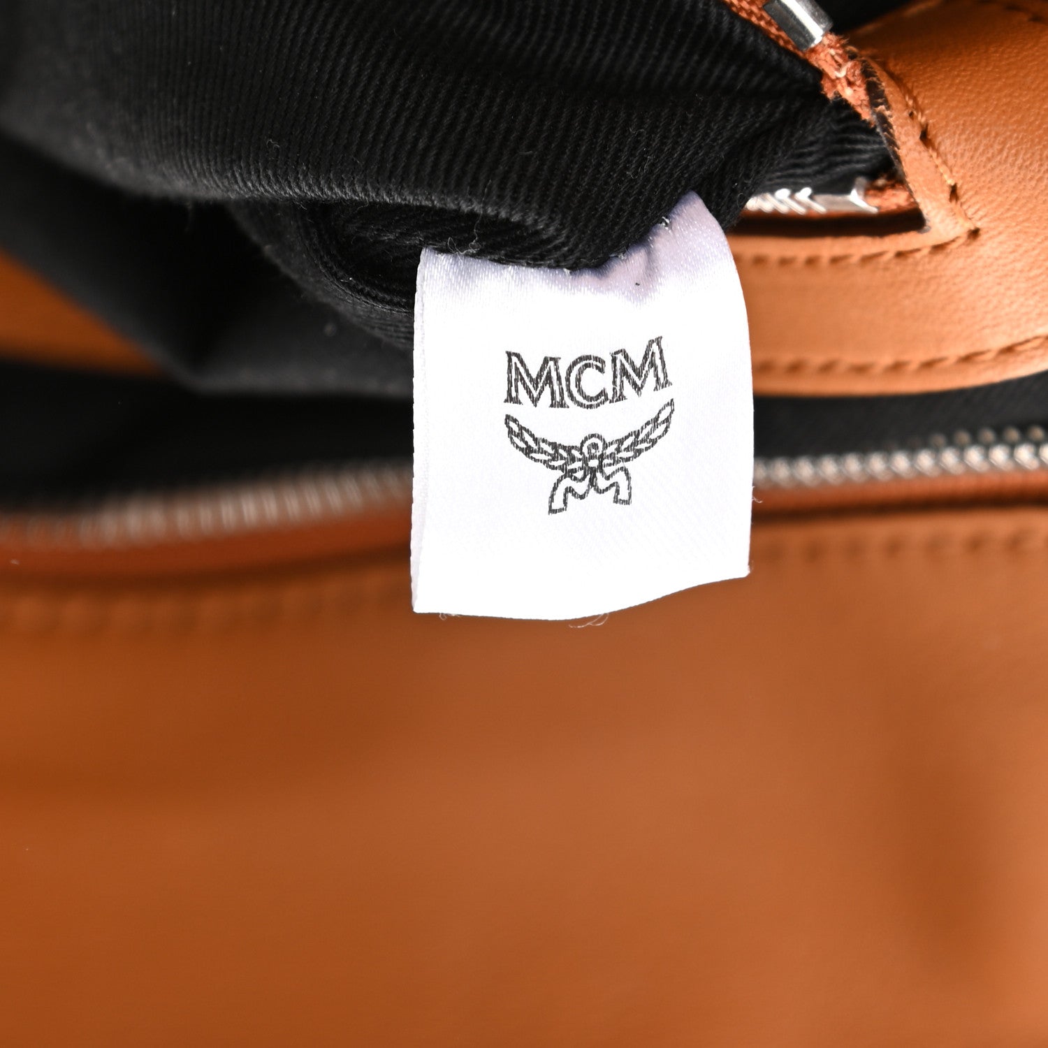 MCM Visetos Medium Anya Shopper Tote Black 7 of 12