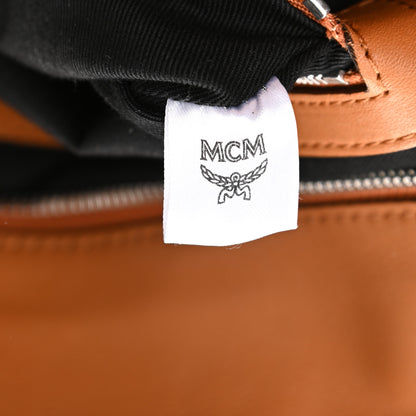MCM Visetos Medium Anya Shopper Tote Black 7 of 12