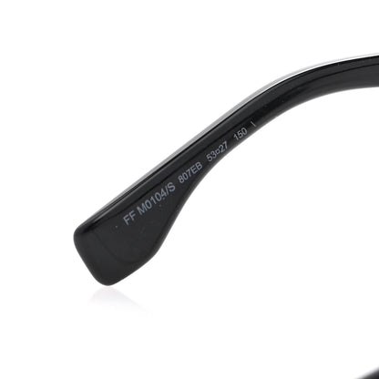 Fendi Acetate FF Aviator Sunglasses FF M0105/S Black 6 of 8