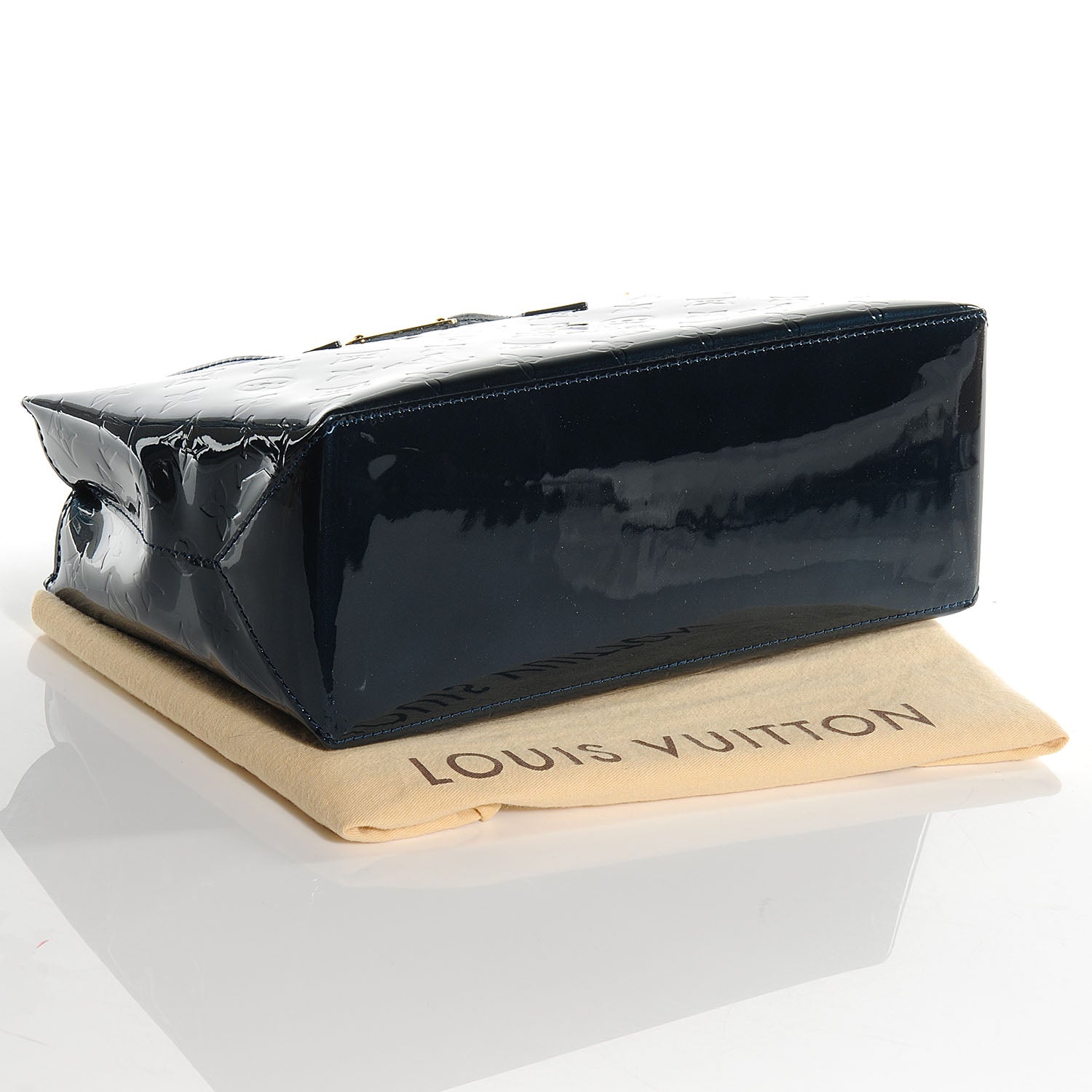 Louis Vuitton Vernis Wilshire PM Blue Nuit 4 of 7