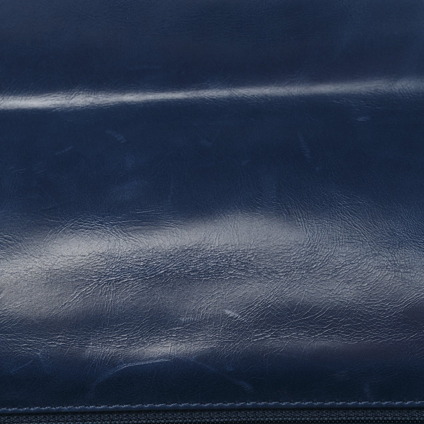 Aged Calfskin Chevron Quilted Small Coco Handle Flap Blue